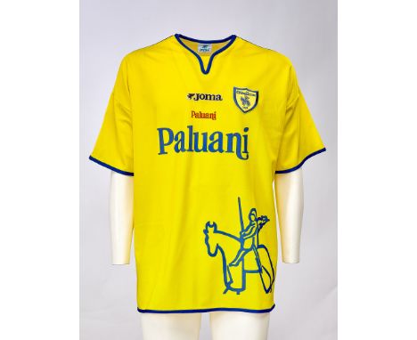 Massimo Marazzina - A.C. Chievo Verona  - Stagione 2002-2003 - Maglia gara home, Joma, a maniche corte, taglia L.  Nome e num