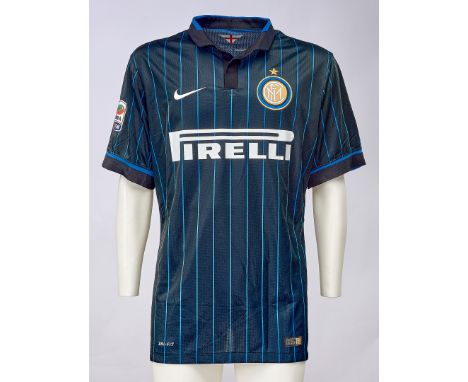 Mateo Kova?i? - F.C. Inter  - Stagione 2014-2015 - Maglia gara home, Nike, a maniche corte, taglia XL.  Nome e numero 10 appl