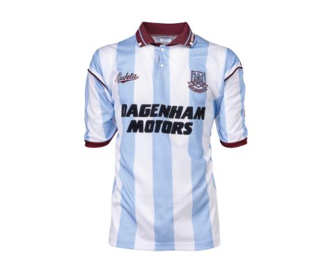 West Ham United Football Club  - Coppa Anglo Italina 1992 - Maglia gara away, Bukta, a maniche corte, taglia 42 106 cm.  Sul 