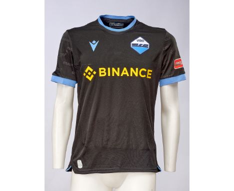Felipe Anderson - S.S. Lazio  - Stagione 2021-2022 - Maglia gara third, Macron, a maniche corte, taglia S.  Nome e numero 7 a