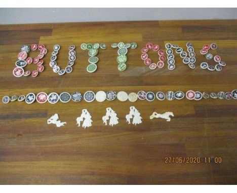 A collection of Artid buttons to include Talisman, God of Love, Summer Sun and Scorpion.Artid buttons were made in England in