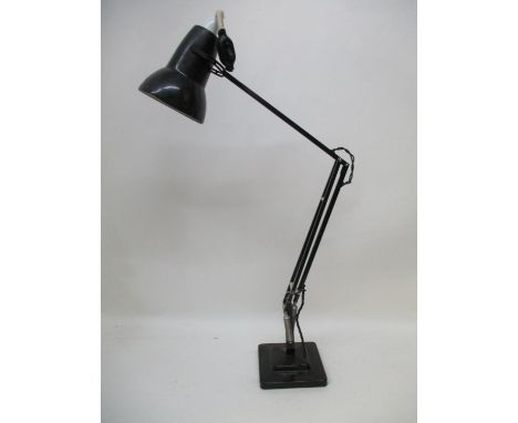 George Carwardine design for Herbert Terry, designed 1938, a black finished anglepoise table lamp, model 1227, with stepped s