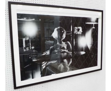ILYA RASHAP 'Girl with lamp', photo print, 69cm x 123cm, framed.