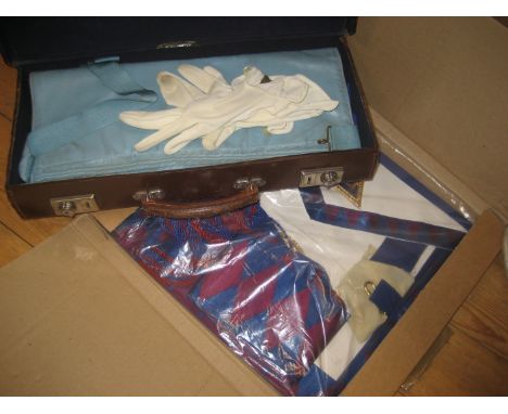 Masonic Sash &amp; Apron