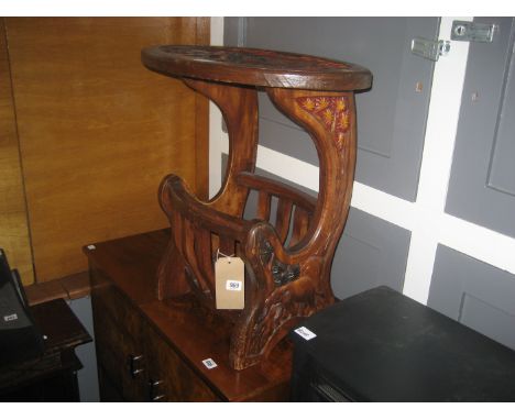 Oriental Magazine Rack/Table