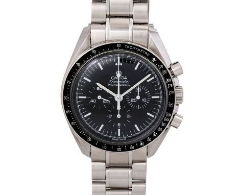 OMEGA Speedmaster Professional Moonwatch Herren Chronograph, Ref. 3570.50. Ca. 2005 Edelstahl. Handaufzug Uhrwerk Kaliber 186