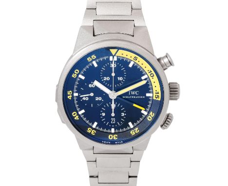 IWC Aquatimer Split Minute Chronograph, Ref. IW372301. Herrenuhr. Titan. Automatik-Werk, Kaliber 79470. Serien Nr. 3090677. I