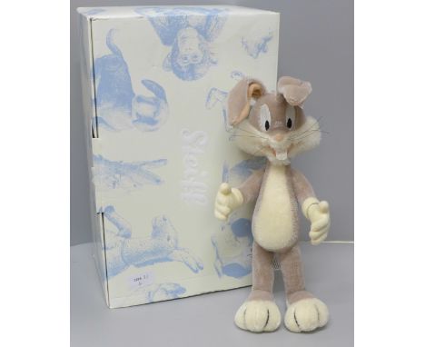 A Steiff Bugs Bunny Limited Edition stuffed toy, No. 1093/2000 