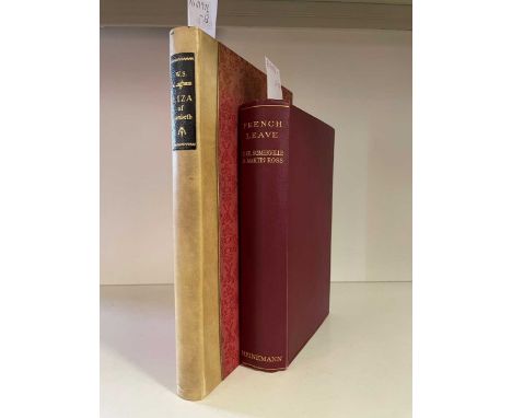 SOMERVILLE (E) &amp; M. ROSS. French Leave, 1st edition 1928, 8vo, signed by Edith Somerville, with tipped in autograph note,