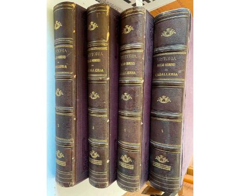 Heraldry and Chivalry, Crusaders, Knights Templar and Religious Orders.   Collection of histories and references, 18th centur