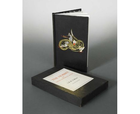 TOLKIEN (J R R) The Hobbit or There and Back Again. London: George Allen &amp; Unwin Ltd., 1976, De Luxe edition, 8vo, colour