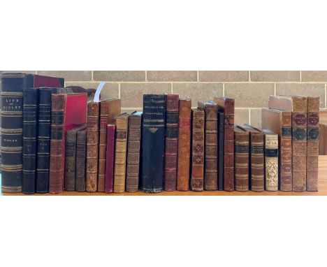 Literature, various, including bindings and reference. BATES (Ely) Rural Philosophy, 1803, 8vo, calf; BEARCROFT (P) An Histor