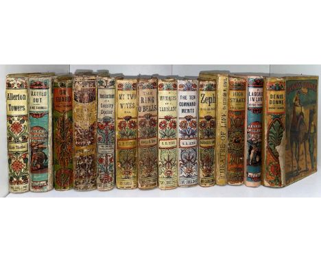 Yellowbacks - 2 shilling popular editions. THOMAS (Annie) A Laggard in Love, High Stakes, Denis Donne, etc (7); SIMS (George 