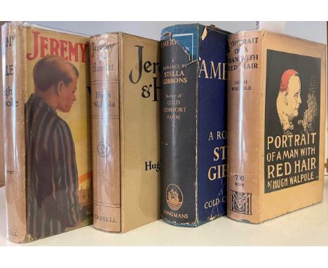 WALPOLE (Hugh) Portrait of a Man with Red Hair, A Romantic Macabre, 1925, 1st edition, MacMillan &amp; Co, dust jacket, foxin