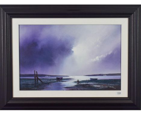 Barry Hilton (Contemporary) ''Violet Dawn'' Signed and numbered 66/105 giclee print on board, 42cm by 64cm  Artist's Resale R
