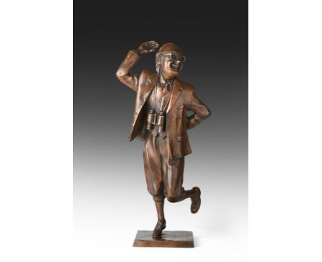 Graham Ibbeson MA (b.1951) Eric Morecambe Maquette Signed and inscribed A/P, bronze, 38.5cm high  See illustration   Sold tog