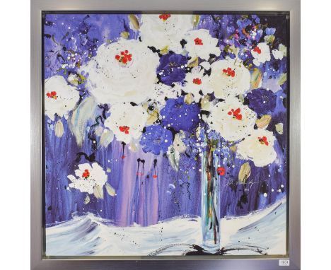 Danielle O'Connor Akiyama (Contemporary) Canadian ''Beauty'' Signed and numbered 37/195, limited edition print on canvas, 66c