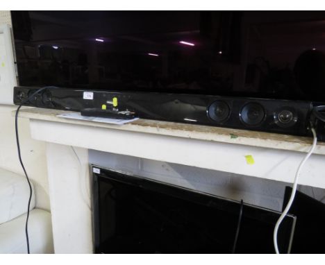 LG 160 WATT SOUND BAR WITH REMOTE AND MANUAL.
