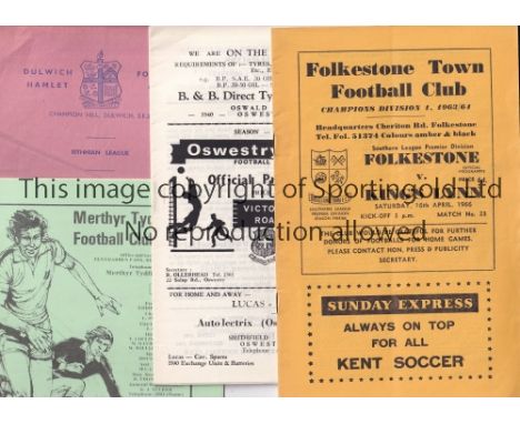 NON LEAGUE      A collection of 28 Non League programmes from 1947 onwards to include Dulwich Hamlet v Tooting &amp; Mitcham 