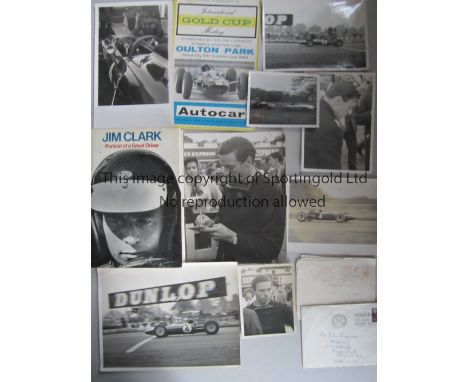 JIM CLARK / MOTOR RACING / AUTOGRAPH    Jim Clark (4 March 1936 – 7 April 1968) was a British Formula One racing driver from 