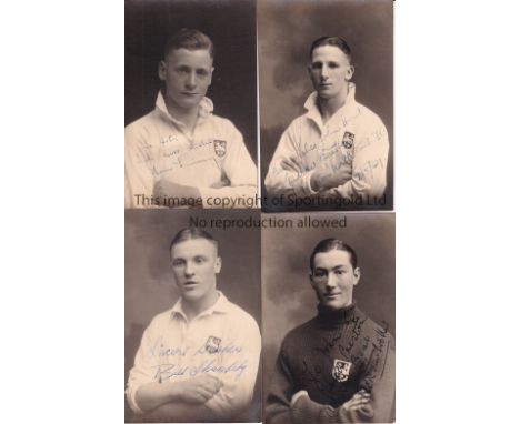 PRESTON NORTH END AUTOGRAPHS 1940'S     Seventeen B/W postcard size portrait press photos issued by Henry Melling, each indiv