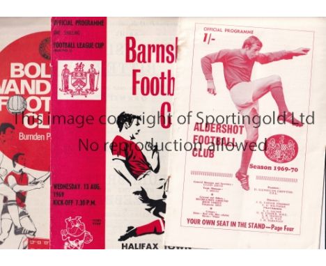 1970 FOOTBALL LEAGUE CUP     A complete set of 122 programmes, including replays and 2nd replays, for the competition won by 