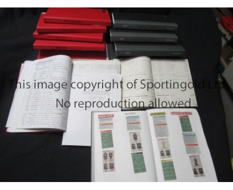 MOTTY       A collection of seasonal record books for John Motson's time as a BBC commentator 1997/98 to 2019/20 lovingly pre