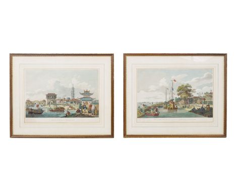 TWO VIEWS OF CHINA AFTER WILLIAM ALEXANDER
Two plates from 'An Authentic Account of An Embassy from the King of Great Britain