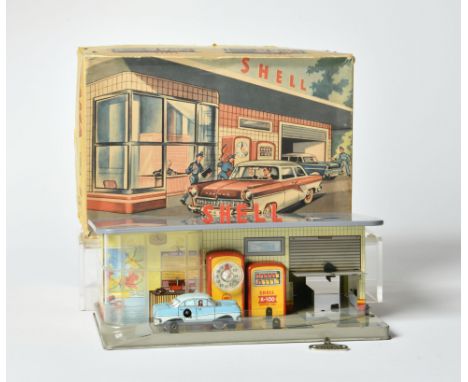 Gama, Shell Tankstelle, W.-Germany, 23 cm, Blech, Okt Z 1, Z 1