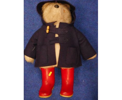 Paddington Bear, with defective coat.