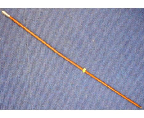 Swagger stick. Silver topped, badged to The Manchester Regiment. Hallmarked 1940.