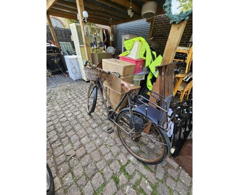 Vintage Ladies cycle with basket 