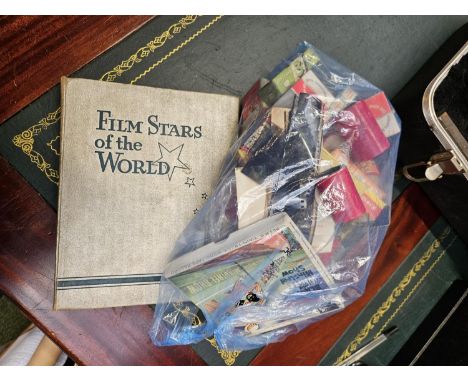 Collection of assorted Film Projector Films and Negatives, Minstrels Mono Twin Track, viewer and a Film Stars of the World Bo