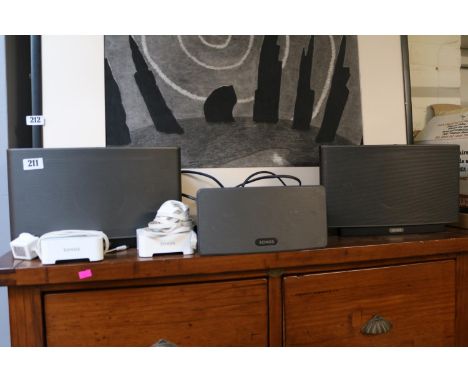 Sonos Wi Fi Speaker system with Bridges 
