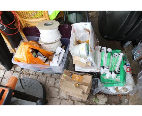 Collection of assorted DIY items inc. Grip Bond, Tile Cutter etc 