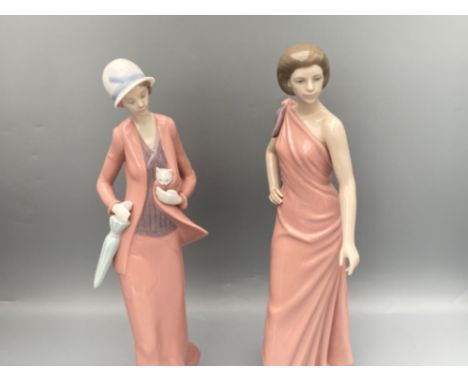 Lot comprising of two nicely designed Lady Nao figures