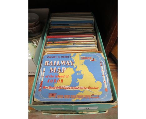 A quantity of 1950's/60's childrens railway series books including Thomas the tank engine and others, by the REV. W. Awdry-Ed