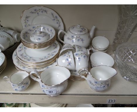 Duchess Tranquility tea and dinner wares including teapot - approx 42 pieces 