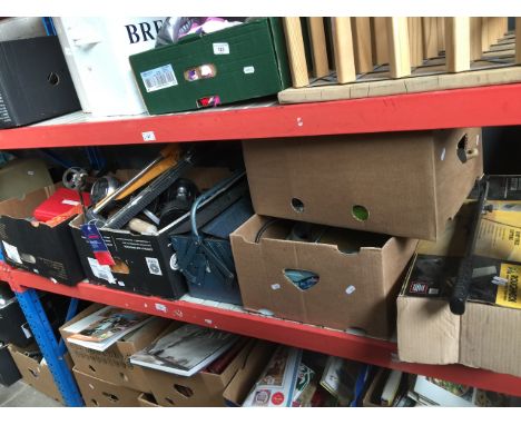 4 boxes of tools, toolbox &amp; contents, laminated floor cutter, foot pump &amp; a tub of tools including saws &amp; a sande