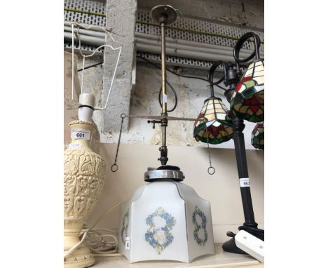 A vintage light shade 