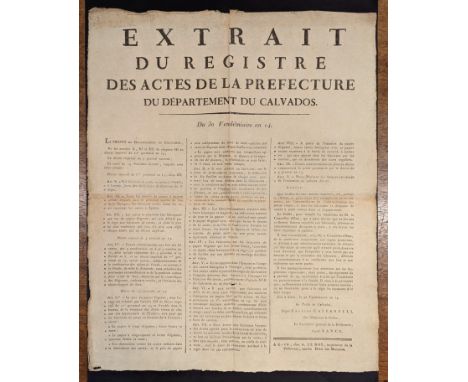 Playing Card Regulations. Edit du Roy, pour l'établissement d'un Droit sur les Cartes à jouer. Donné à Fontainableau au mois 
