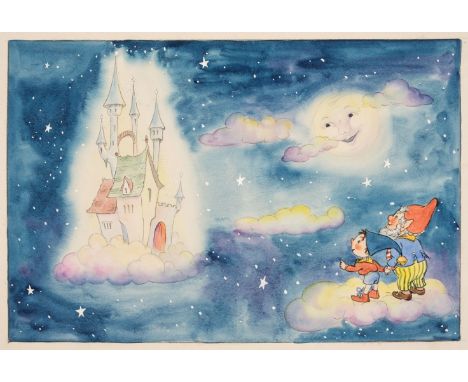* [Blyton, Enid]. Noddy's Christmas Dream, with original illustrations by Miss Coventry, 3rd quarter 20th century, 10 pencil 
