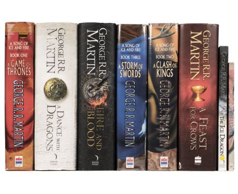 Martin (George R.R.). A Game of Thrones, 1st edition, London: Voyager Harper Collins, 1996, signed by the author to title pag