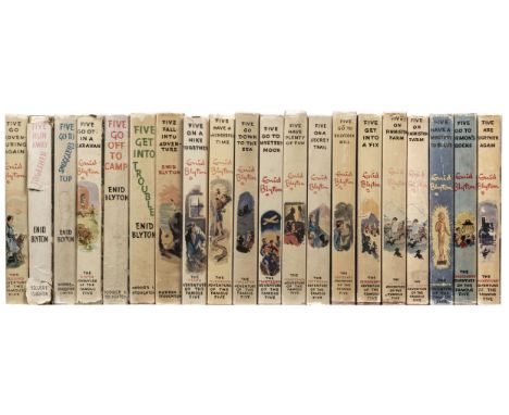 Blyton (Enid). Five Go Adventuring Again, 1943; Five Run Away Together, 1944; Five Go to Smuggler's Top, 1945; Five Go Off in
