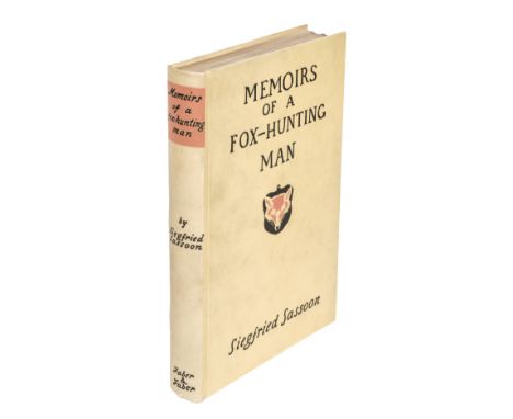 Sassoon (Siegfried). Memoirs of a Fox-Hunting Man, limited illustrated edition, London: Faber &amp; Faber, 1929, illustration