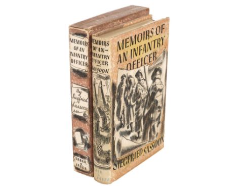 Sassoon (Siegfried). Memoirs of an Infantry Officer, 1st illustrated edition, London: Faber &amp; Faber, 1931, 15 colour plat