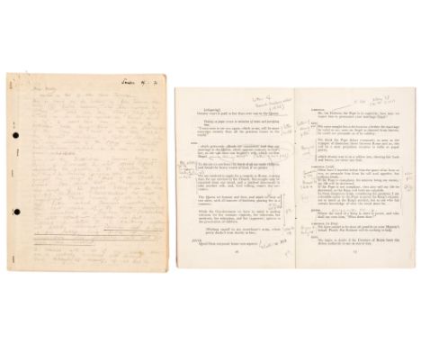 * Davies (Peter Maxwell, 1934-1916). English composer, conductor and Master of the Queen’s Music. An important Autograph Lite
