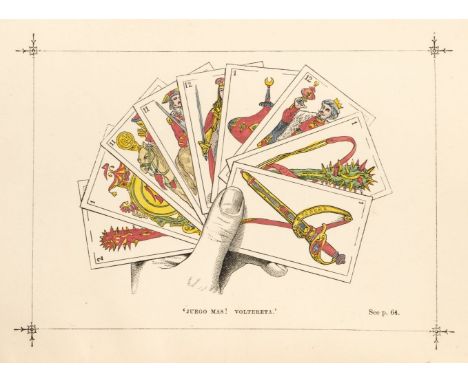 [Gibbs, Henry Hucks]. The Game of Ombre, London: printed for private circulation, 1874, half-title, 2 hand-coloured plates (i