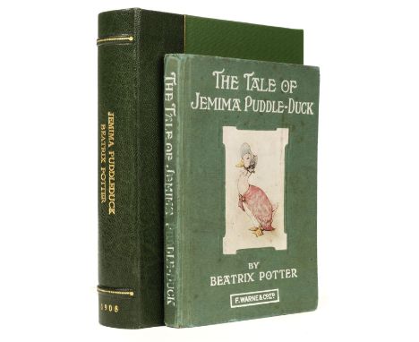 Potter (Beatrix). The Tale of Jemima Puddle-Duck, later edition, London: Frederick Warne &amp; Co. Ltd, [after 1918], half-ti