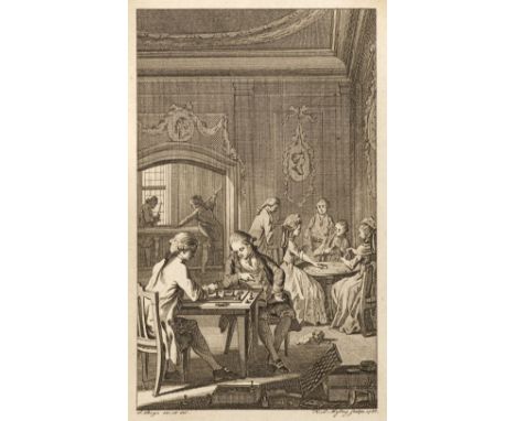 Académie Universelle. Académie Universelle des Jeux; contenant les regles des jeux de cartes permis: celles du Billard, du Ma